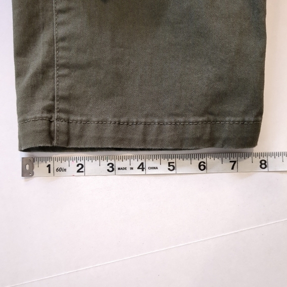 H & M Women's Dark Green Straight Leg Pants, Size 6 - Picture 9 of 9